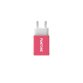 Celly PT-AC1USBP mobile device charger Universal Pink AC Indoor