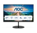 Monitor AOC V4 Q27V4EA LED display 68,6 cm (27") 2560 x 1440 Pixeles 2K Ultra HD Negro