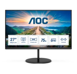 Monitor AOC V4 Q27V4EA LED display 68,6 cm (27") 2560 x 1440 Pixeles 2K Ultra HD Negro