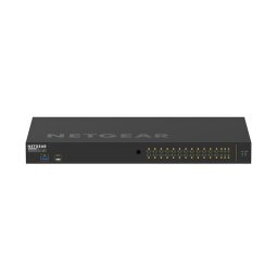 NETGEAR GSM4230P-100EUS commutateur réseau Géré L2/L3 Gigabit Ethernet (10/100/1000) Connexion Ethernet, supportant l'alimentation via ce port (PoE) 1U Noir