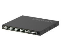 NETGEAR GSM4248P-100EUS commutateur réseau Géré L2/L3/L4 Gigabit Ethernet (10/100/1000) Connexion Ethernet, supportant l'alimentation via ce port (PoE) Noir