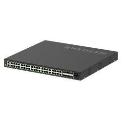 NETGEAR GSM4248P Géré L2/L3/L4 Gigabit Ethernet (10/100/1000) Connexion Ethernet, supportant l'alimentation via ce port (PoE) Noir