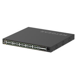 NETGEAR GSM4248P-100EUS commutateur réseau Géré L2/L3/L4 Gigabit Ethernet (10/100/1000) Connexion Ethernet, supportant l'alimentation via ce port (PoE) Noir