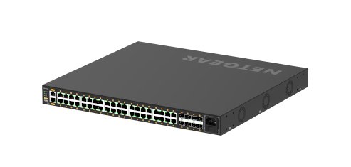NETGEAR GSM4248P-100EUS commutateur réseau Géré L2/L3/L4 Gigabit Ethernet (10/100/1000) Connexion Ethernet, supportant l'alimentation via ce port (PoE) Noir