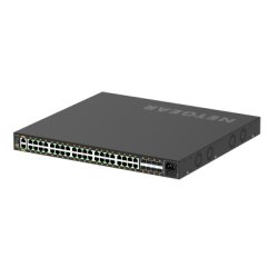 NETGEAR GSM4248PX Géré L2/L3/L4 Gigabit Ethernet (10/100/1000) Connexion Ethernet, supportant l'alimentation via ce port (PoE) Noir