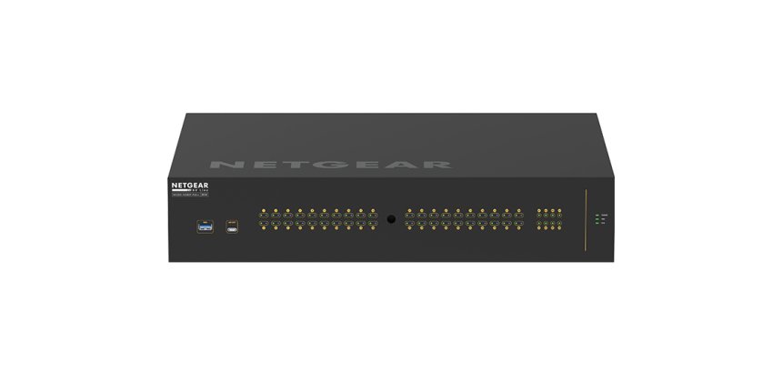 NETGEAR GSM4248UX Géré L2/L3 Gigabit Ethernet (10/100/1000) Connexion Ethernet, supportant l'alimentation via ce port (PoE) 2U Noir