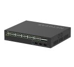 NETGEAR GSM4248UX Géré L2/L3 Gigabit Ethernet (10/100/1000) Connexion Ethernet, supportant l'alimentation via ce port (PoE) 2U Noir