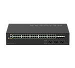 NETGEAR GSM4248UX Géré L2/L3 Gigabit Ethernet (10/100/1000) Connexion Ethernet, supportant l'alimentation via ce port (PoE) 2U Noir