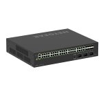 NETGEAR GSM4248UX Géré L2/L3 Gigabit Ethernet (10/100/1000) Connexion Ethernet, supportant l'alimentation via ce port (PoE) 2U Noir