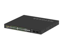 NETGEAR GSM4230UP Géré L2/L3 Gigabit Ethernet (10/100/1000) Connexion Ethernet, supportant l'alimentation via ce port (PoE) 1U Noir