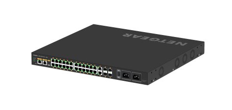 NETGEAR GSM4230UP Géré L2/L3 Gigabit Ethernet (10/100/1000) Connexion Ethernet, supportant l'alimentation via ce port (PoE) 1U Noir