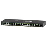 NETGEAR GS316EP-100PES commutateur réseau Géré Gigabit Ethernet (10/100/1000) Connexion Ethernet, supportant l'alimentation via ce port (PoE) Noir