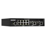 QNAP QSW-M2108R-2C switch di rete Gestito L2 2.5G Ethernet (100/1000/2500) Supporto Power over Ethernet (PoE) Nero