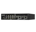 QNAP QSW-M2108R-2C switch di rete Gestito L2 2.5G Ethernet (100/1000/2500) Supporto Power over Ethernet (PoE) Nero