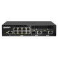 QNAP QSW-M2108R-2C commutateur réseau Géré L2 2.5G Ethernet (100/1000/2500) Connexion Ethernet, supportant l'alimentation via ce port (PoE) Noir