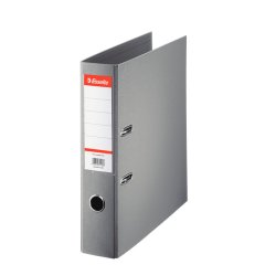 Classeur a levier standard esselte format a4 7,5 cm polypropylene coloris gris
