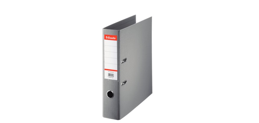 Classeur a levier standard esselte format a4 7,5 cm polypropylene coloris gris