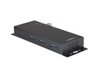 StarTech.com Hub USB C 4 ports 10Gbps - Hub USB Type-C industriel en métal avec 3xUSB-A & 1xUSB-C - Protection ESD & Surtension - USB-C ou USB-A Host - Hub USB 3.2 Gen 2 auto-alimenté et montable