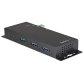 StarTech.com Hub USB-C de 4 Puertos de 10Gbps - Ladrón Concentrador USB Tipo C Industrial de Metal con 3 Puertos USB-A y 1 USBC - Protección ESD - Concentrador Autoalimentado USB 3.2 Gen 2