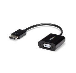 StarTech.com Adaptador de DisplayPort a VGA - Convertidor Activo DP a VGA Vídeo 1080p - Adaptador de Cable DP/DP++ a Monitor VGA - Dongle Conversor DP a VGA - DP 1.2 a VGA