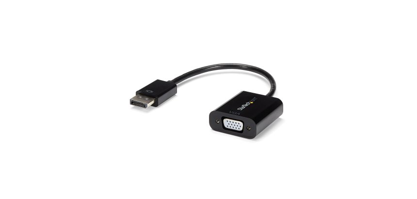 StarTech.com Adaptador de DisplayPort a VGA - Convertidor Activo DP a VGA Vídeo 1080p - Adaptador de Cable DP/DP++ a Monitor VGA - Dongle Conversor DP a VGA - DP 1.2 a VGA