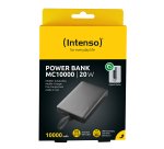 Intenso Powerbank MC10000 con cavo USB-C integrato e retro magnetico, 10.000 mAh, 20 Watt