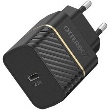 OtterBox EU Wall Charger 20W - 1X USB-C 20W USB-PD, noir - produits livrés sans emballage