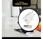 OtterBox EU Wall Charger 20W - 1X USB-C 20W USB-PD, Cloud Dust White