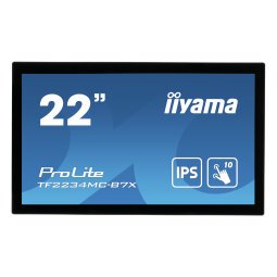 iiyama ProLite TF2234MC-B7X computer monitor 54,6 cm (21.5") 1920 x 1080 Pixels Full HD LED Touchscreen Multi-gebruiker Zwart