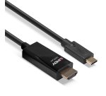 Lindy 43315 adaptador de cable de vídeo 5 m USB Tipo C HDMI tipo A (Estándar) Negro
