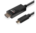 Lindy 43315 adaptador de cable de vídeo 5 m USB Tipo C HDMI tipo A (Estándar) Negro