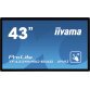 iiyama ProLite TF4339MSC-B1AG écran plat de PC 109,2 cm (43") 1920 x 1080 pixels Full HD LED Écran tactile Multi-utilisateur Noir