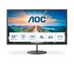 AOC V4 Q32V4 écran plat de PC 80 cm (31.5") 2560 x 1440 pixels 2K Ultra HD LED Noir