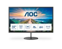 AOC V4 Q32V4 pantalla para PC 80 cm (31.5") 2560 x 1440 Pixeles 2K Ultra HD LED Negro