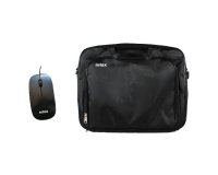 Pack Maletín para portátil 15,6" / 39,6 cm Nilox Essential 2 + Ratón USB