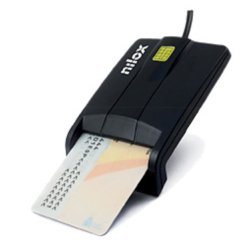 Nilox NXLD001 smart card reader Indoor USB 2.0 Black
