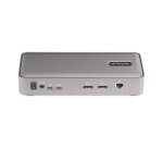 StarTech.com Docking Station KVM USB-C pour Deux PC Portables - Station d'Accueil DisplayPort 4K 60Hz pour 2 Moniteurs - Hub USB 5 Ports, GbE, Alimentation 90W/45W - Stations d'Accueil pour Ordinateur Portable