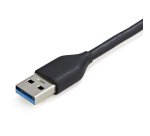 StarTech.com Hub USB 3.0 à 4 Ports - USB-A vers 4x USB-A - Mini Hub USB 3.2 Gen 1 Type-A SuperSpeed 5Gbps - Alimenté par Bus - Concentrateur USB avec Câble Long de 28cm et Gestion des Câbles