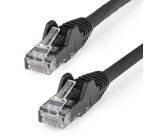 StarTech.com Câble Ethernet CAT6 7m - LSZH (Low Smoke Zero Halogen) - 10 Gigabit 650MHz 100W PoE RJ45 10GbE UTP Cordon de raccordement de réseau sans accroc avec décharge de traction - Noir, CAT 6, vérifié ETL, 24AWG
