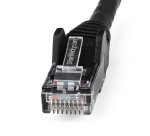 StarTech.com Câble Ethernet CAT6 7m - LSZH (Low Smoke Zero Halogen) - 10 Gigabit 650MHz 100W PoE RJ45 10GbE UTP Cordon de raccordement de réseau sans accroc avec décharge de traction - Noir, CAT 6, vérifié ETL, 24AWG