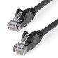 StarTech.com Cable Ethernet CAT6 de 3m - LSZH - Cable de Red de 10 Gigabits de 650MHz y PoE de 100W UTP sin Enganches (Snagless) con Alivio de Tensión - Negro - CAT 6 - ETL