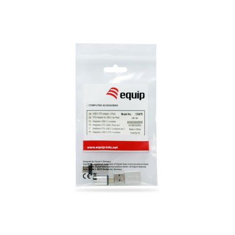 Equip Adaptador USB-C OTG, paquete de 3