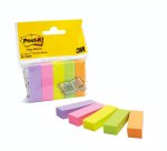 Marque-pages papier couleurs néon Post-it - Lot de 5