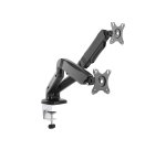 Equip Soporte de sobremesa para dos monitores interactivos de 17"-32