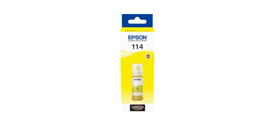 Tinta epson t114 eco tank et-8500 / 8550 amarillo botella 70 ml