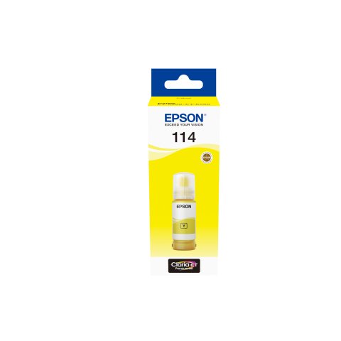 Tinta epson t114 eco tank et-8500 / 8550 amarillo botella 70 ml