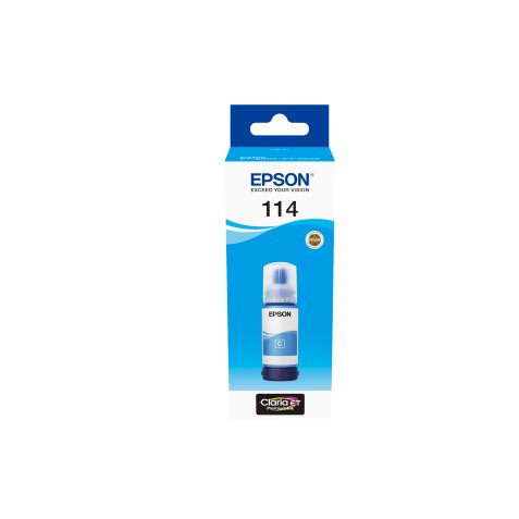 Epson 114 EcoTank Cyan ink bottle