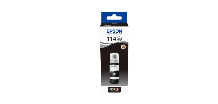 Tinta epson t114 eco tank et-8500 / 8550 negro botella 70 ml