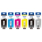 Canister of EPSON 114 BK black ink