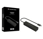 Conceptronic HUBBIES07B hub di interfaccia USB 3.2 Gen 1 (3.1 Gen 1) Type-C 5000 Mbit/s Nero